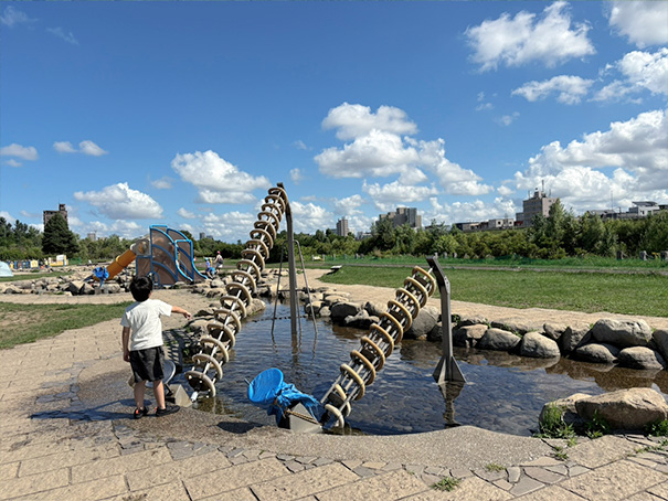 豊平川緑地ウォーターガーデン｜職場計画さま